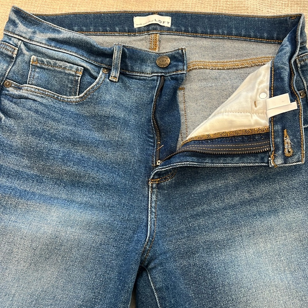 High Waist Skinny Ankle LOFT jeans